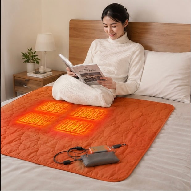 Tapis chauffant de camping USB à plusieurs zones