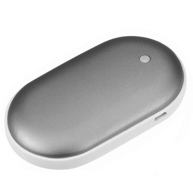 Chauffe-mains rechargeable avec fonction batterie externe, 5 200 mAh