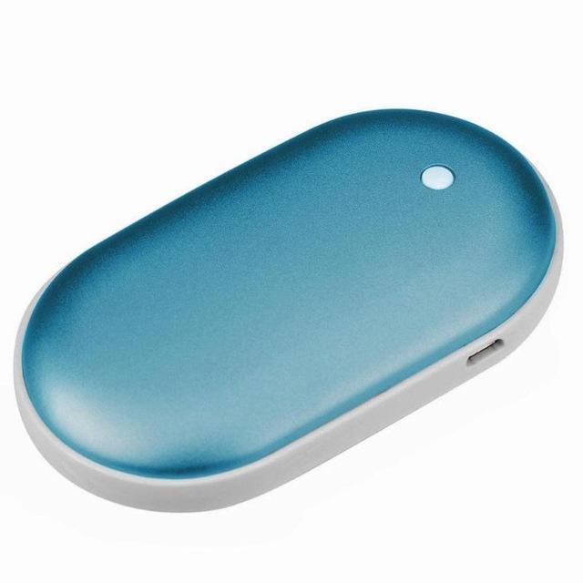 Chauffe-mains rechargeable avec fonction batterie externe, 5 200 mAh