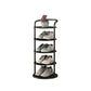 Étagère à chaussures verticale en métal à plateaux ronds
