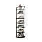 Étagère à chaussures verticale en métal à plateaux ronds