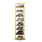 Étagère à chaussures verticale en métal à plateaux ronds