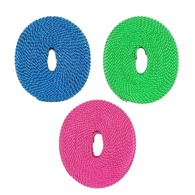 Corde à linge portable coupe-vent pour extérieur et maison – image 4