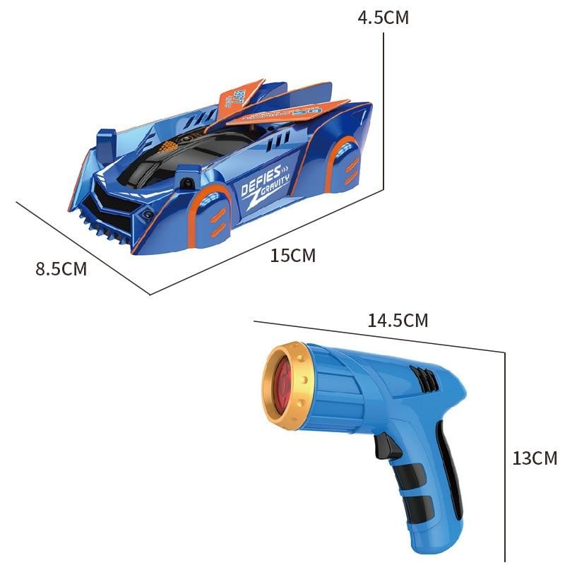 Voiture radiocommandée murale avec pointeur et recharge USB