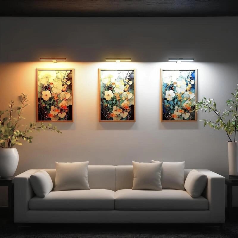 Éclairage de tableau rechargeable à DEL, 30 ou 40 cm
