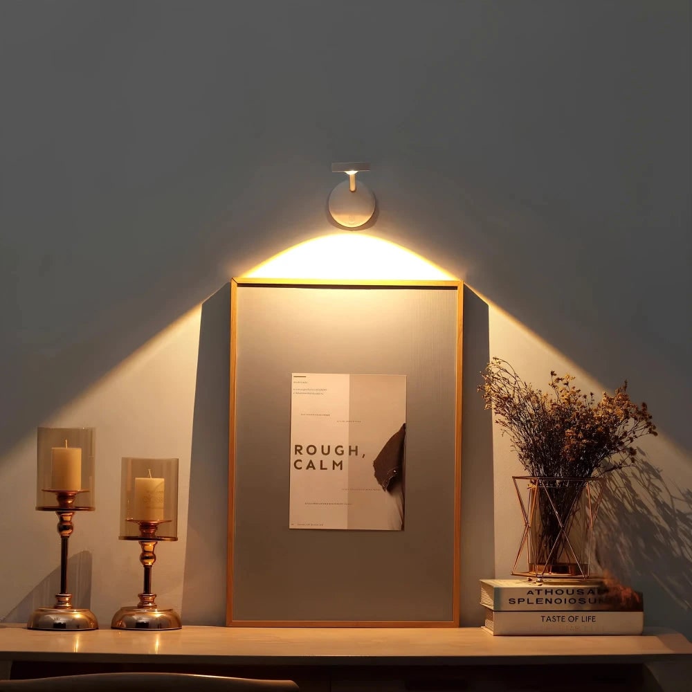 Lampe murale magnétique sans fil pour tableaux et lecture