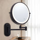 Miroir grossissant mural ×10 avec éclairage à DEL