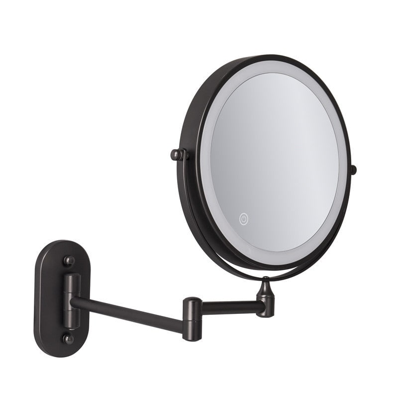 Miroir grossissant mural ×10 avec éclairage à DEL