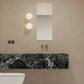 Applique ou plafonnier globe en verre dépoli