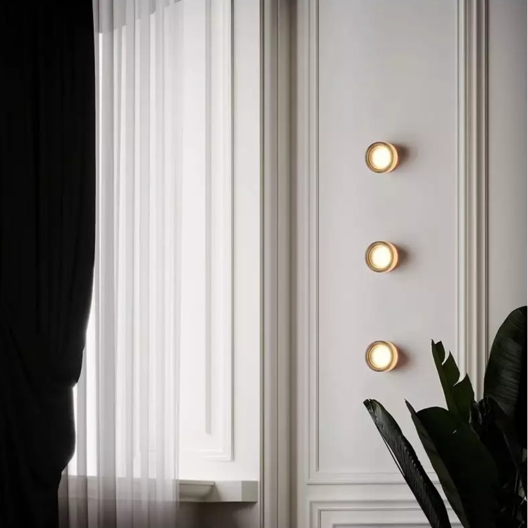 Applique ronde à DEL avec diffuseur acrylique