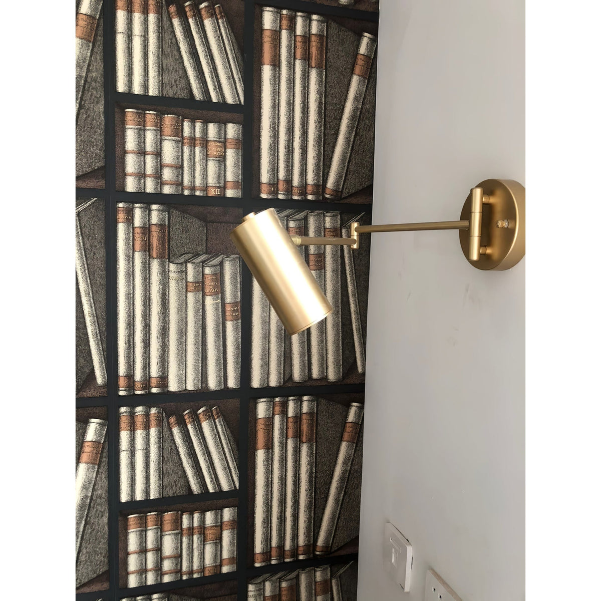 Applique de lecture à bras articulé et tête orientable