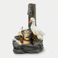 Fontaine décorative avec figurine animale et éclairage