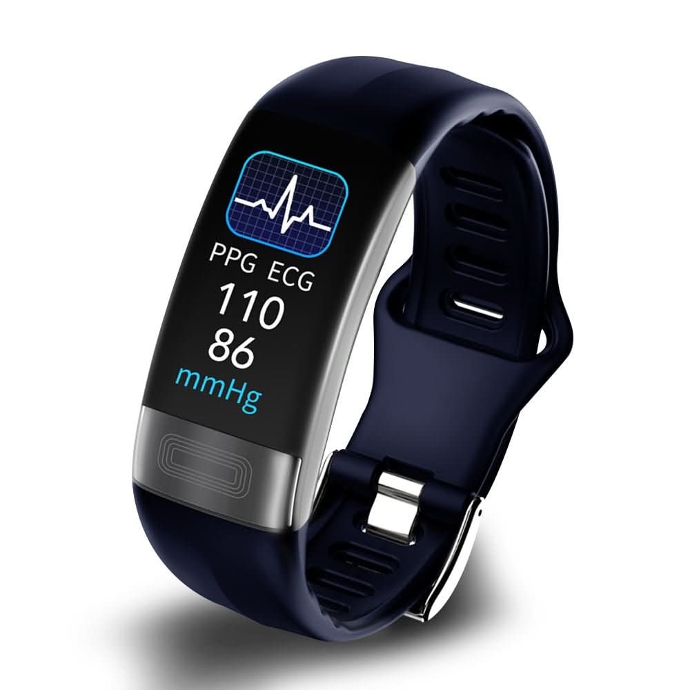 Bracelet connecté avec écran couleur et suivi des pas