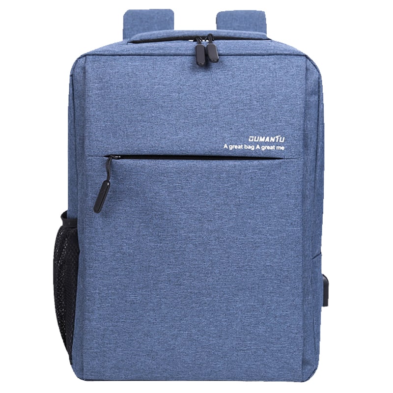 Sac à dos pour ordinateur en tissu Oxford avec port USB