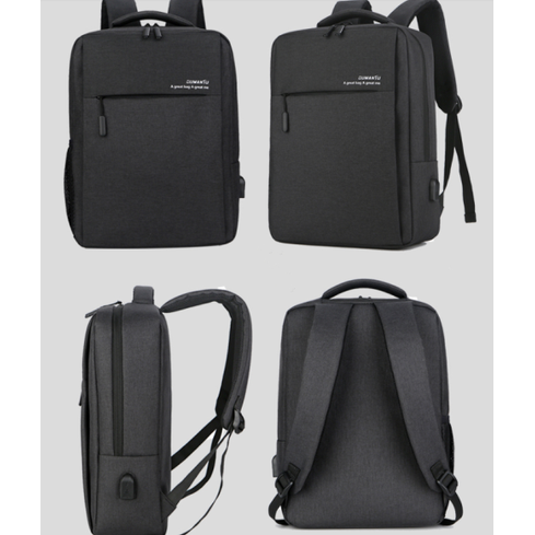Sac à dos pour ordinateur en tissu Oxford avec port USB