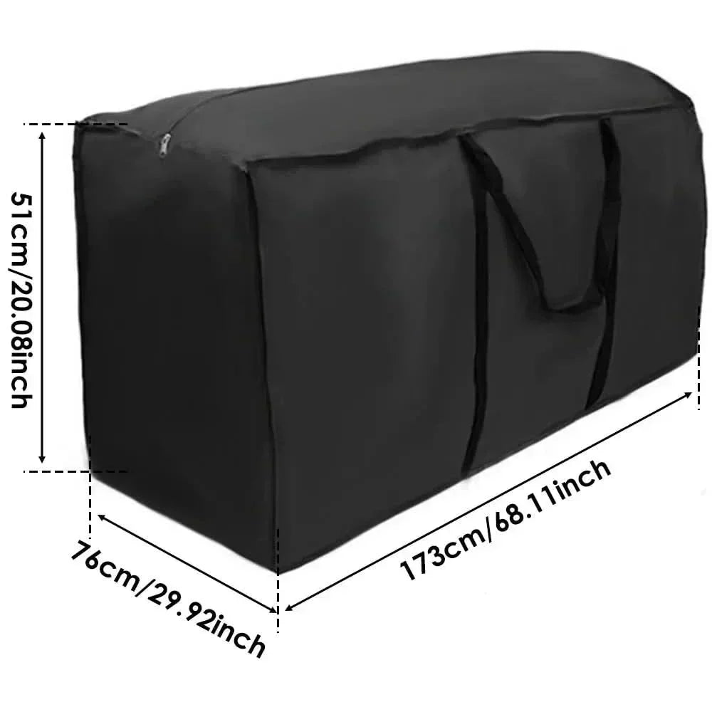 Housse de rangement pour coussins de jardin en tissu Oxford