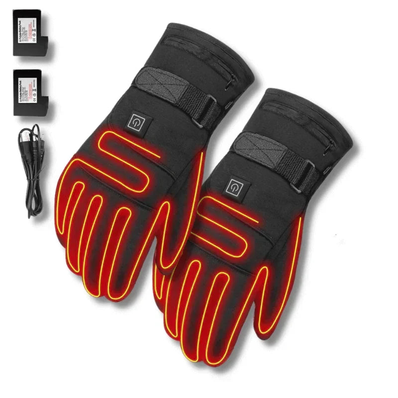 Gants chauffants extérieurs avec doublure thermique