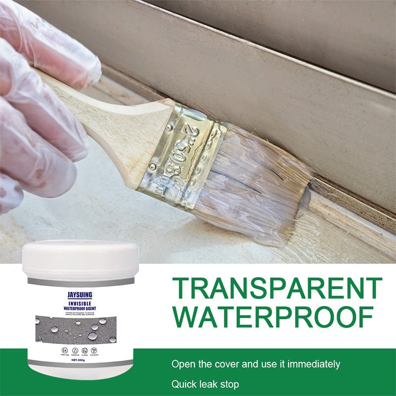 Mastic d'étanchéité transparent avec pinceau, 300 g