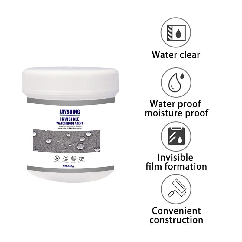 Mastic d'étanchéité transparent avec pinceau, 300 g