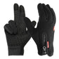 Gants d'hiver doublés polaire avec doigts tactiles