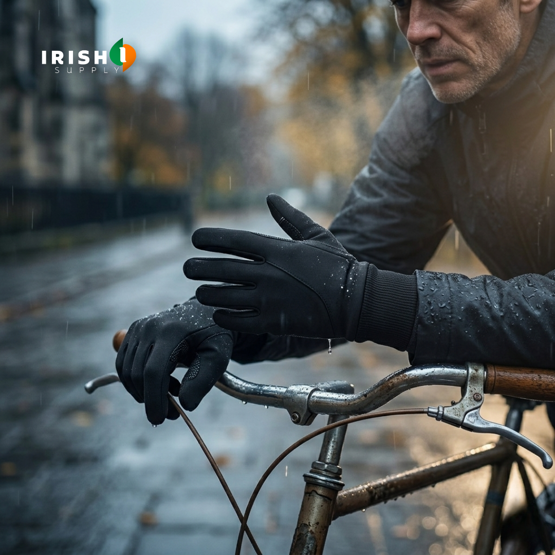 Gants de cyclisme thermiques avec doigts tactiles