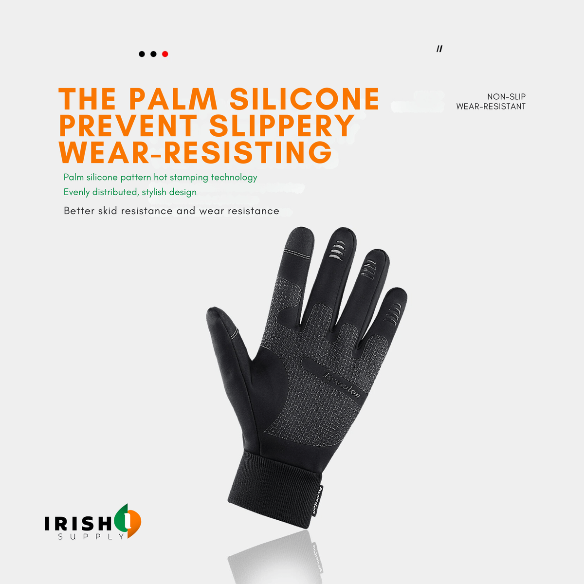 Gants de cyclisme thermiques avec doigts tactiles