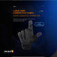 Gants de cyclisme thermiques avec doigts tactiles