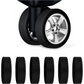 Anneaux de protection de roues de valise en silicone