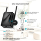 Répéteur Wi-Fi à quatre antennes avec bouton WPS