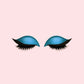 Autocollants de maquillage pour les yeux avec faux cils