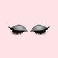 Autocollants de maquillage pour les yeux avec faux cils