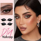 Autocollants de maquillage pour les yeux avec faux cils