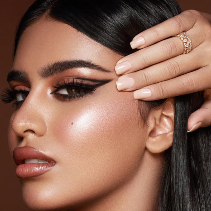 Autocollants de maquillage pour les yeux avec faux cils