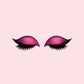 Autocollants de maquillage pour les yeux avec faux cils
