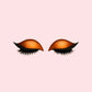 Autocollants de maquillage pour les yeux avec faux cils