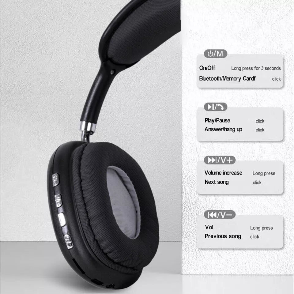 Casque audio sans fil à réduction active du bruit