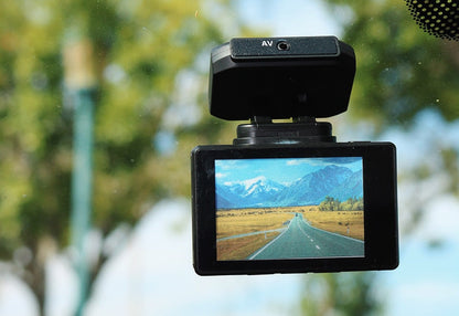 Caméra de voiture avant et arrière avec écran et commande par application