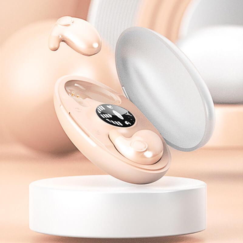 Écouteurs Bluetooth compacts avec boîtier rechargeable