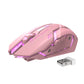 Souris sans fil rechargeable à 6 boutons et éclairage
