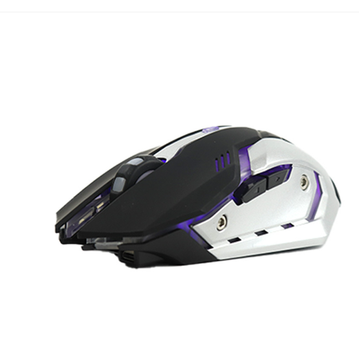 Souris sans fil rechargeable à 6 boutons et éclairage