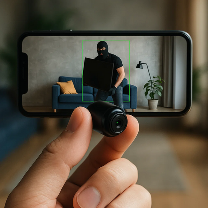 Mini caméra Wi-Fi intérieure avec alertes de mouvement