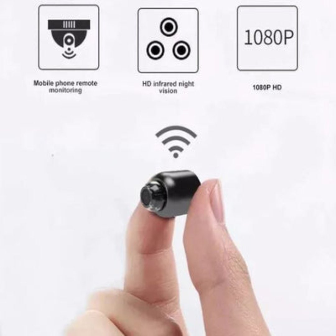 Mini caméra Wi-Fi intérieure avec alertes de mouvement