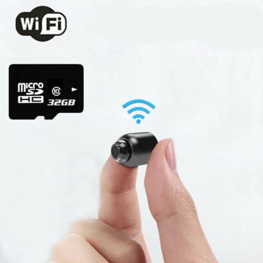 Mini caméra Wi-Fi intérieure avec alertes de mouvement
