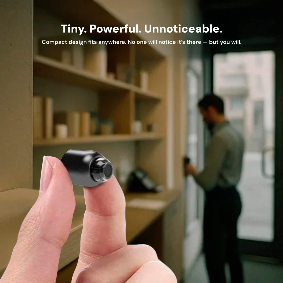 Mini caméra Wi-Fi intérieure avec alertes de mouvement