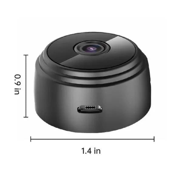 Mini caméra avec support magnétique orientable et vision nocturne