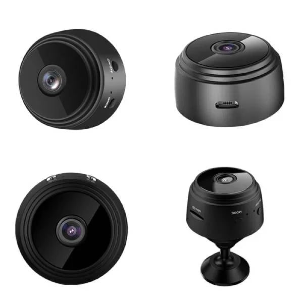 Mini caméra avec support magnétique orientable et vision nocturne