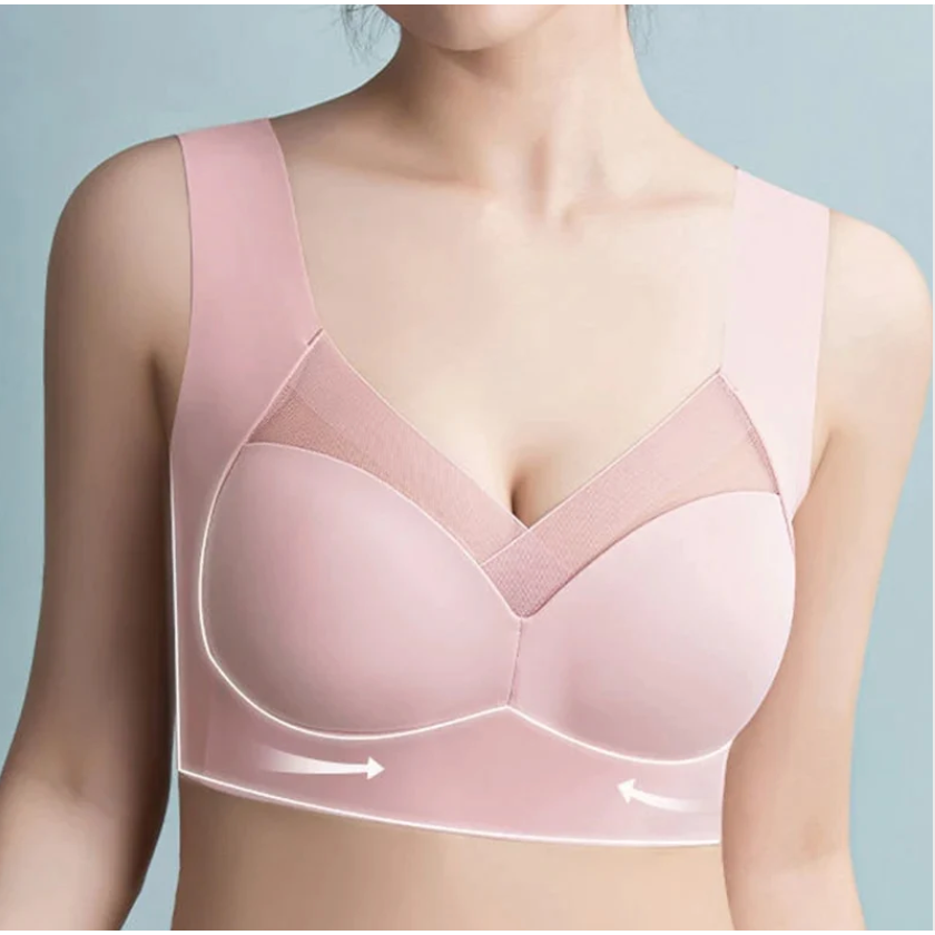 Soutien-gorge sans armatures à coussinets amovibles