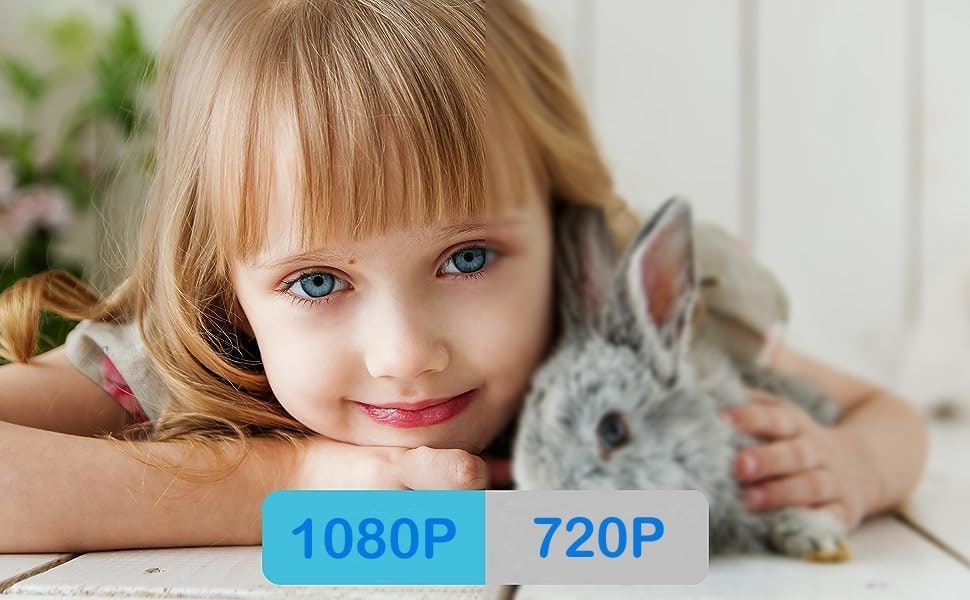 Mini caméra intérieure 1080p avec vision nocturne et détection de mouvement