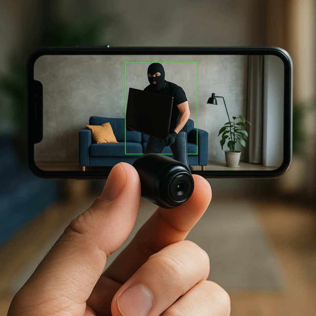 Mini caméra Wi-Fi 1080p avec vision nocturne et microphone