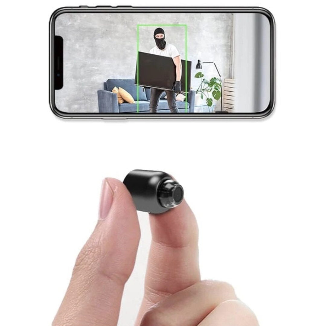Mini caméra Wi-Fi 1080p avec vision nocturne et microphone